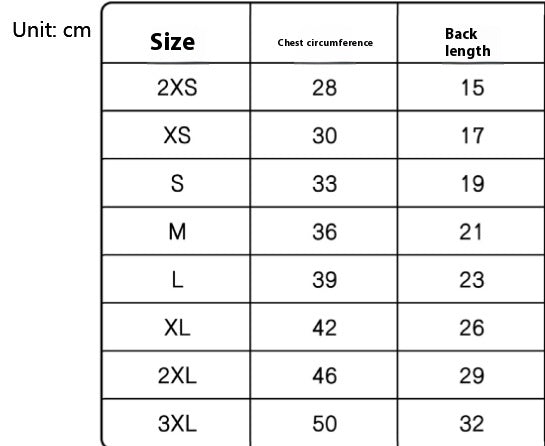 KFX-9556157 Fashionable Pet Clothing for Dogs and Cats in Pink and Champagne – Multiple Sizes Available