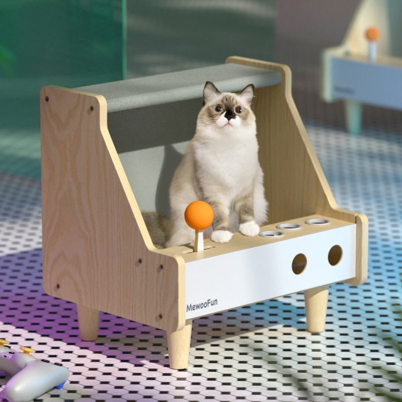 KFX-9557821 All-Season Large Space Cat Scratch Nest - Pure Cotton Canvas, Solid Wood, Various Colors