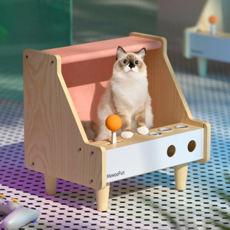 KFX-9557821 All-Season Large Space Cat Scratch Nest - Pure Cotton Canvas, Solid Wood, Various Colors