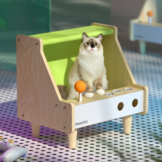 KFX-9557821 All-Season Large Space Cat Scratch Nest - Pure Cotton Canvas, Solid Wood, Various Colors
