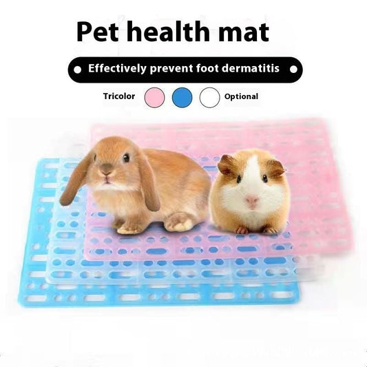 KFX-9565373 Pet-Friendly Easy-to-Clean Plastic Gridding Mat in Blue, Pink, and White