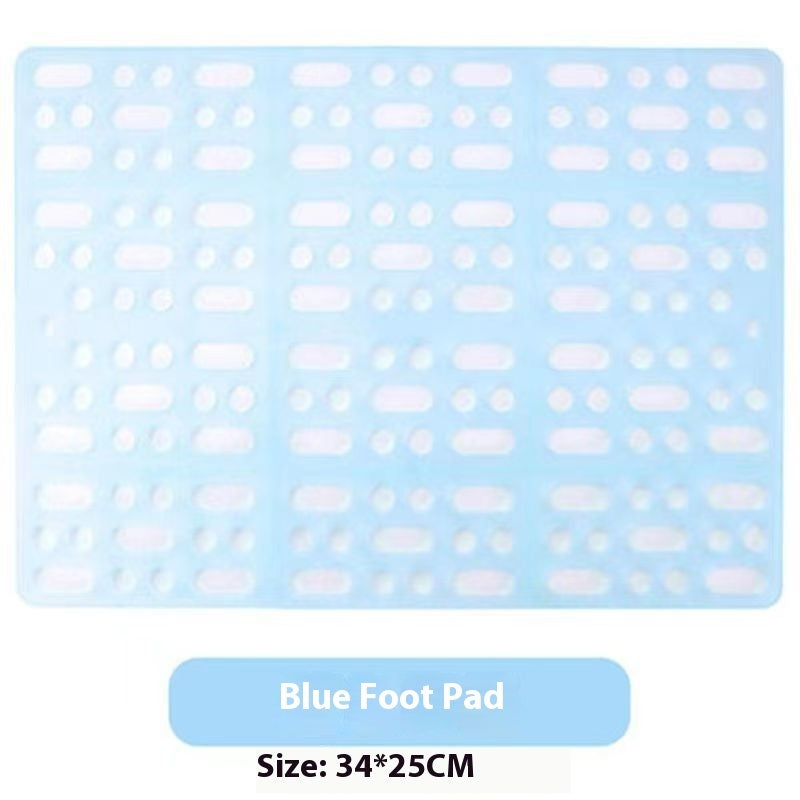 KFX-9565373 Pet-Friendly Easy-to-Clean Plastic Gridding Mat in Blue, Pink, and White