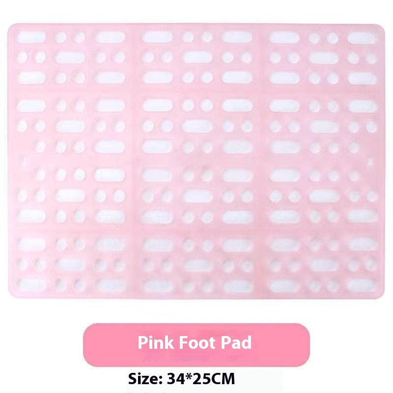 KFX-9565373 Pet-Friendly Easy-to-Clean Plastic Gridding Mat in Blue, Pink, and White