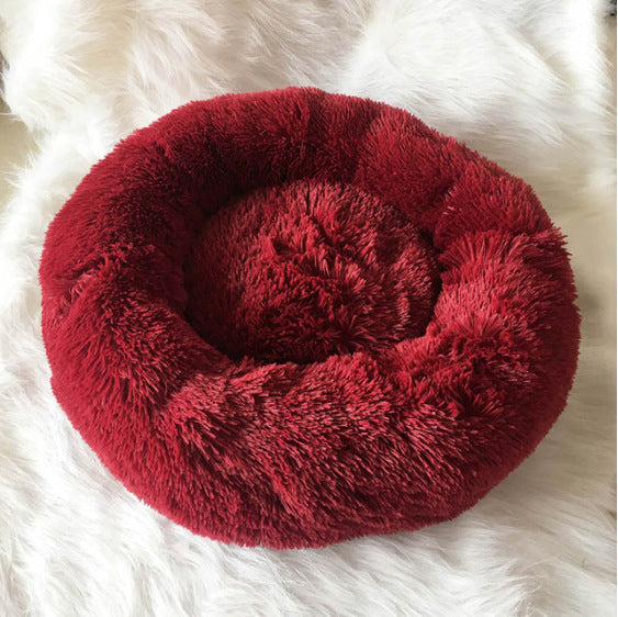 KFX-9567549 Removable and Washable Plush Crystal Velvet Cat Litter Cushion - Warm for Autumn and Winter