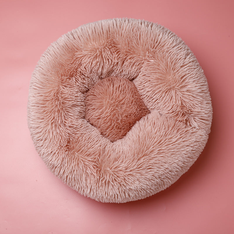 KFX-9567549 Removable and Washable Plush Crystal Velvet Cat Litter Cushion - Warm for Autumn and Winter