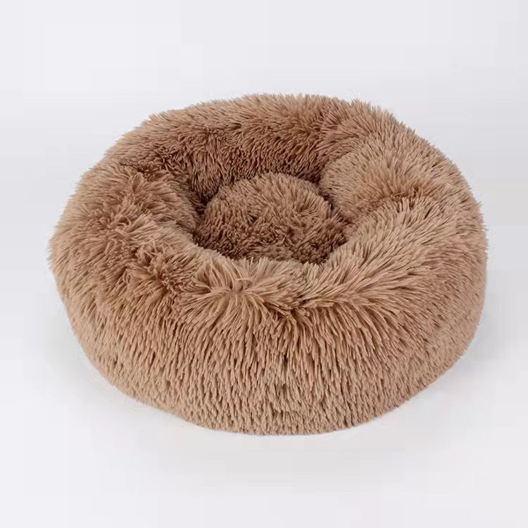 KFX-9567549 Removable and Washable Plush Crystal Velvet Cat Litter Cushion - Warm for Autumn and Winter