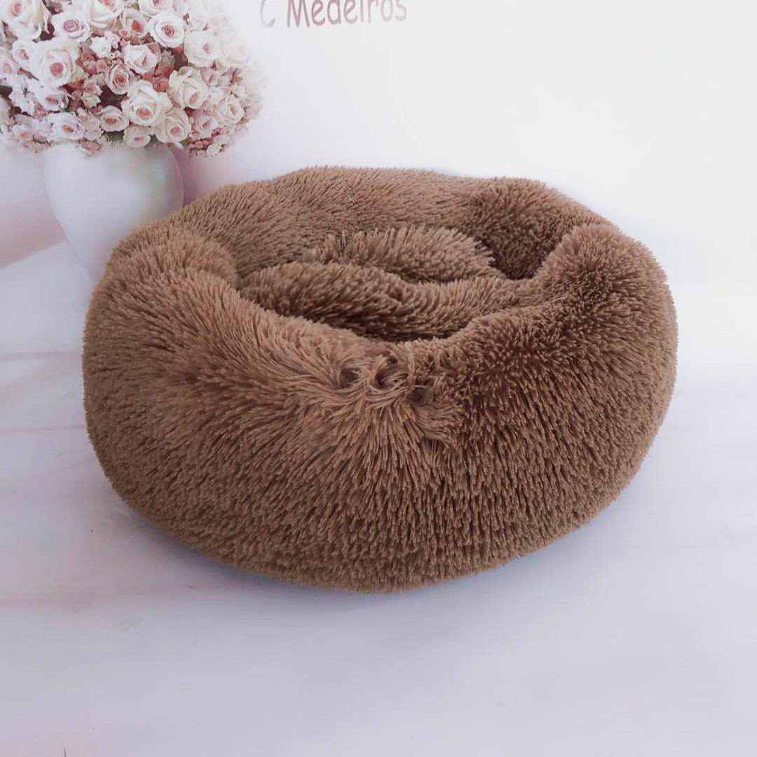 KFX-9567549 Removable and Washable Plush Crystal Velvet Cat Litter Cushion - Warm for Autumn and Winter