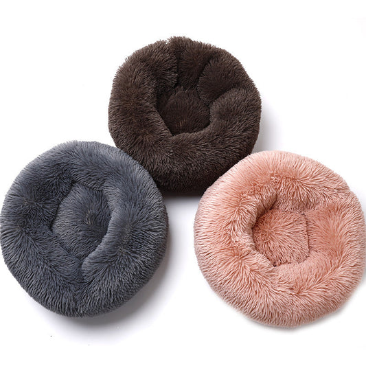 KFX-9567549 Removable and Washable Plush Crystal Velvet Cat Litter Cushion - Warm for Autumn and Winter