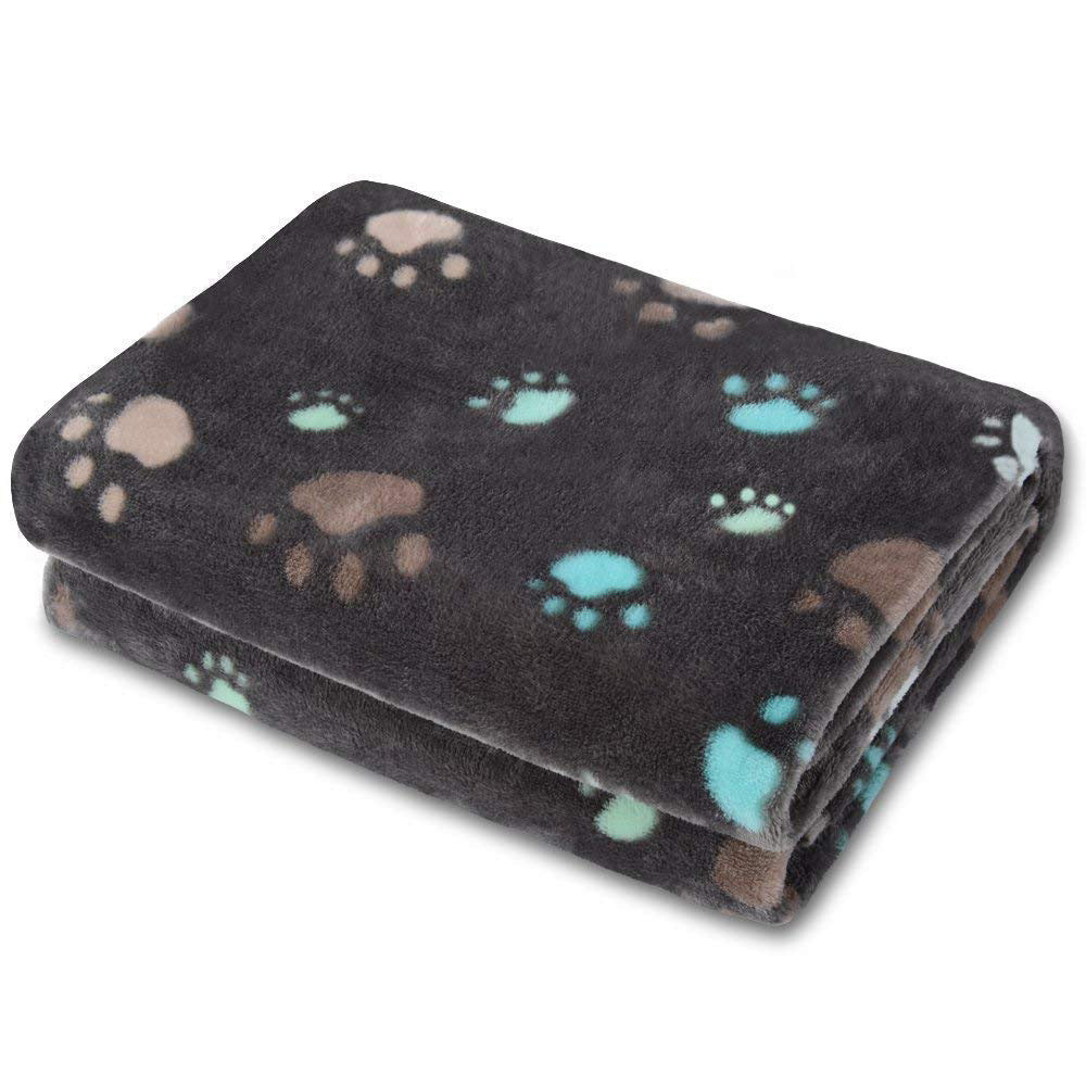 KFX-9570109 Thick Flannel Pet Blanket for Dogs and Cats, Multiple Sizes Available