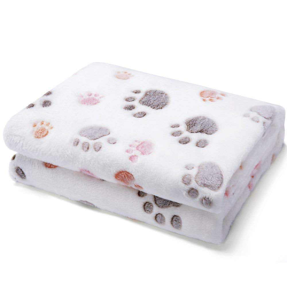 KFX-9570109 Thick Flannel Pet Blanket for Dogs and Cats, Multiple Sizes Available
