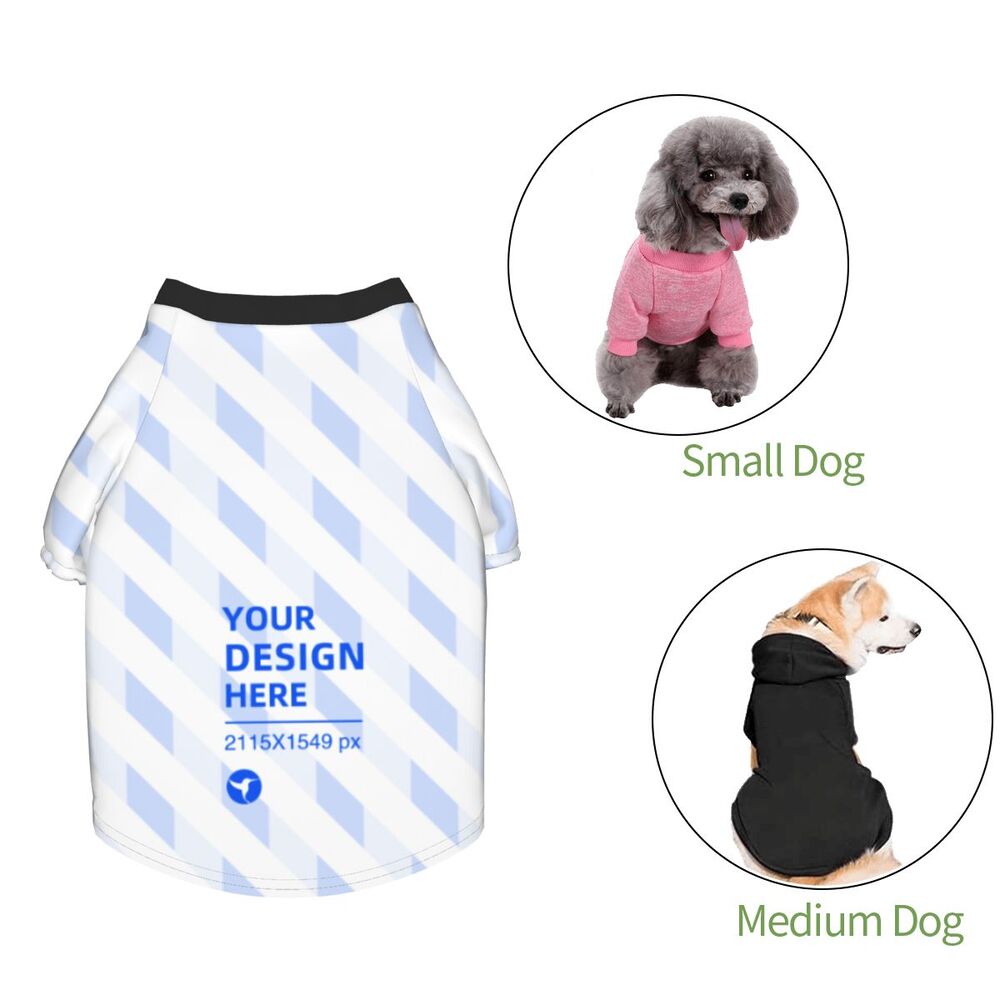 KFX-9571645 Cozy Breathable Pullover Sweater for Small Pets - Soft Polyester with Cute Design