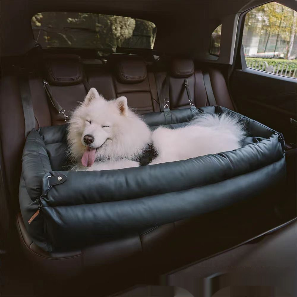 KFX-9572925 Spacious XXL Removable & Washable Pet Sofa for Dogs in Orange, Light Gray, and Blue