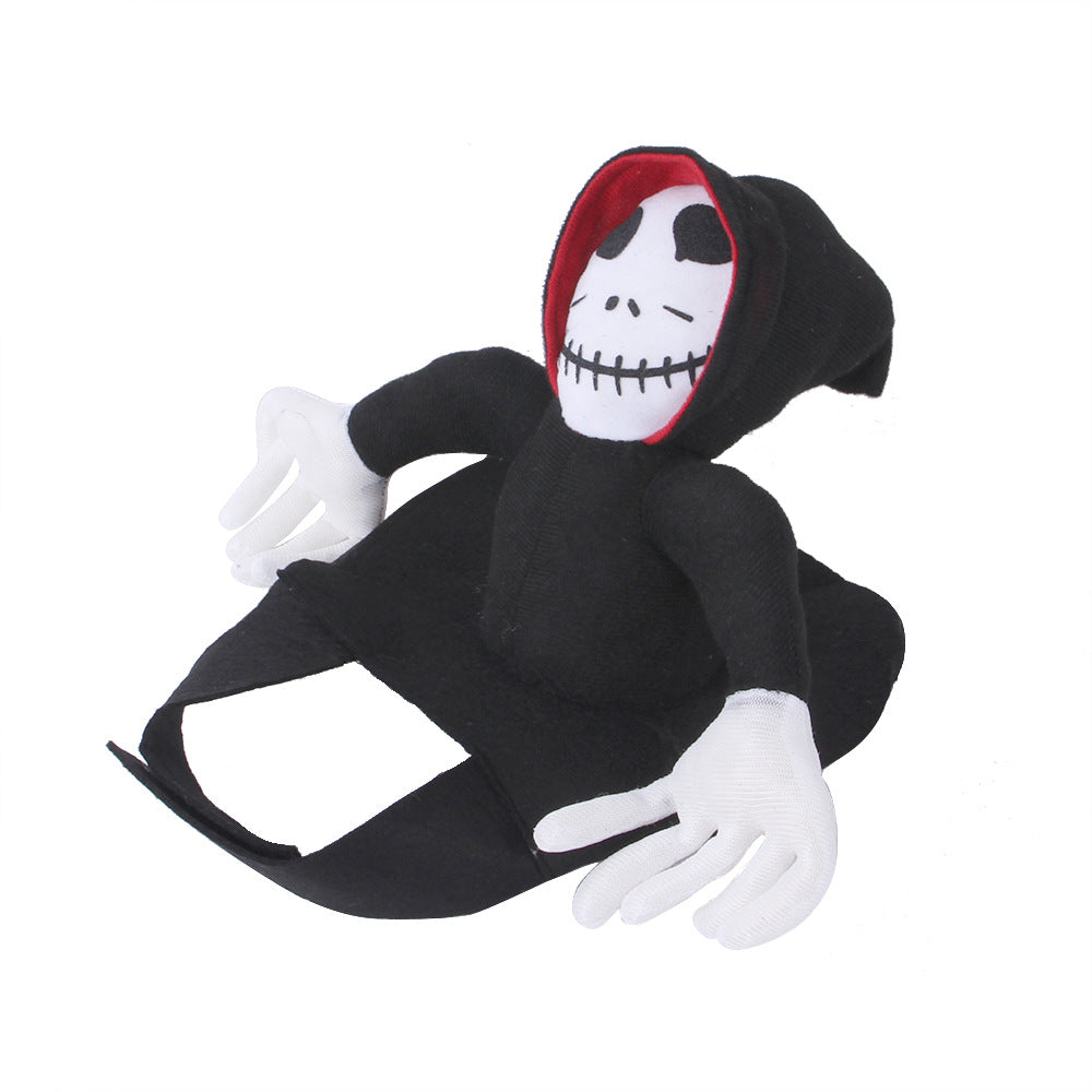 KFX-9573437 Pet Halloween Costume - Spider Pumpkin Vest for Dogs and Cats - Comfortable and Easy to Wear for Halloween Parties