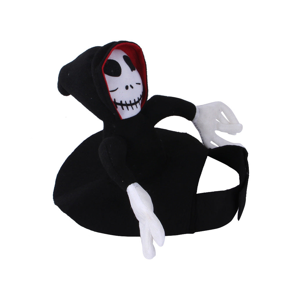 KFX-9573437 Pet Halloween Costume - Spider Pumpkin Vest for Dogs and Cats - Comfortable and Easy to Wear for Halloween Parties