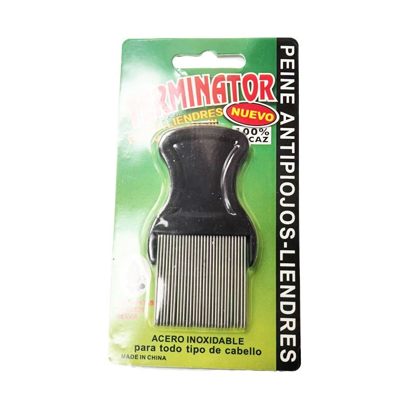 KFX-9574845 Flea Removal Comb for Dogs – Metal & Plastic Design with Comfortable Grip