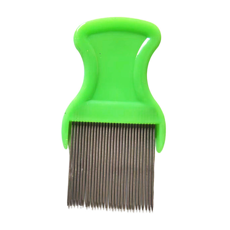 KFX-9574845 Flea Removal Comb for Dogs – Metal & Plastic Design with Comfortable Grip