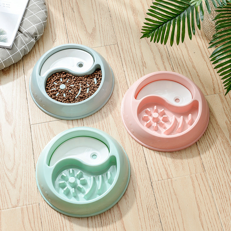 KFX-9575229 Anti-Choke Pet Bowl and Drinking Basin for Cats and Dogs - Eco-Friendly Material, 24CM Diameter