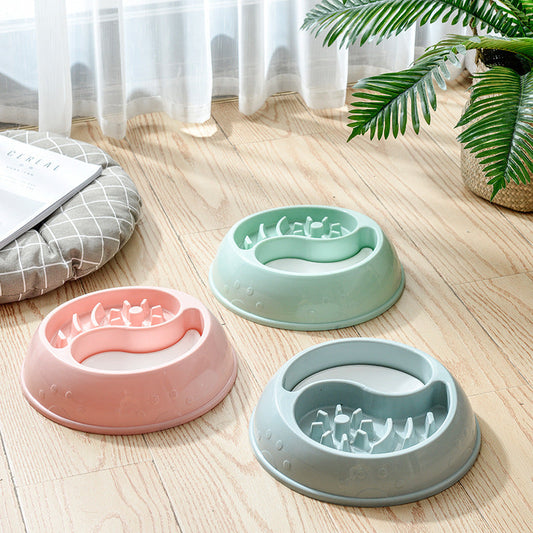 KFX-9575229 Anti-Choke Pet Bowl and Drinking Basin for Cats and Dogs - Eco-Friendly Material, 24CM Diameter