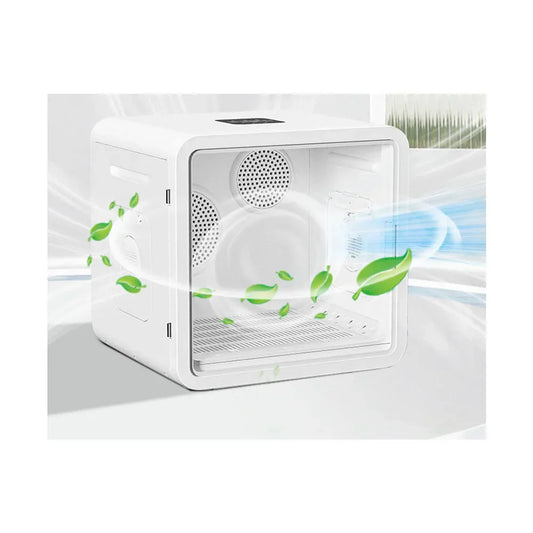 KFX-958227 Automatic Pet Dryer Box with Double Fan and Smart Temperature Control for Cats and Small Dogs, 82L Capacity