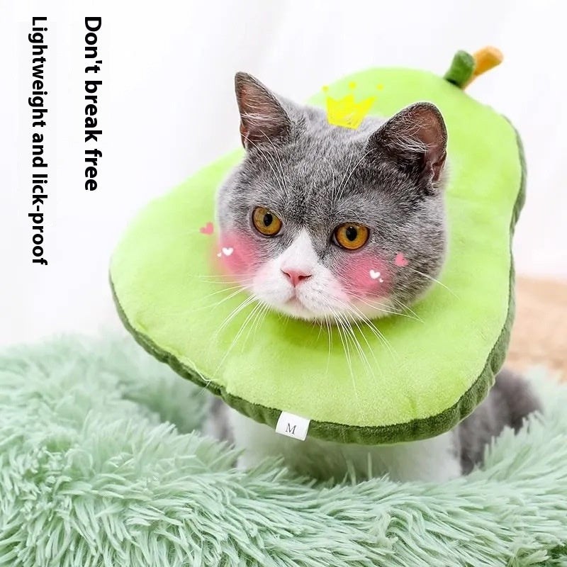 KFX-9582397 Adjustable Plush Neck Cover for Pets in Various Colors