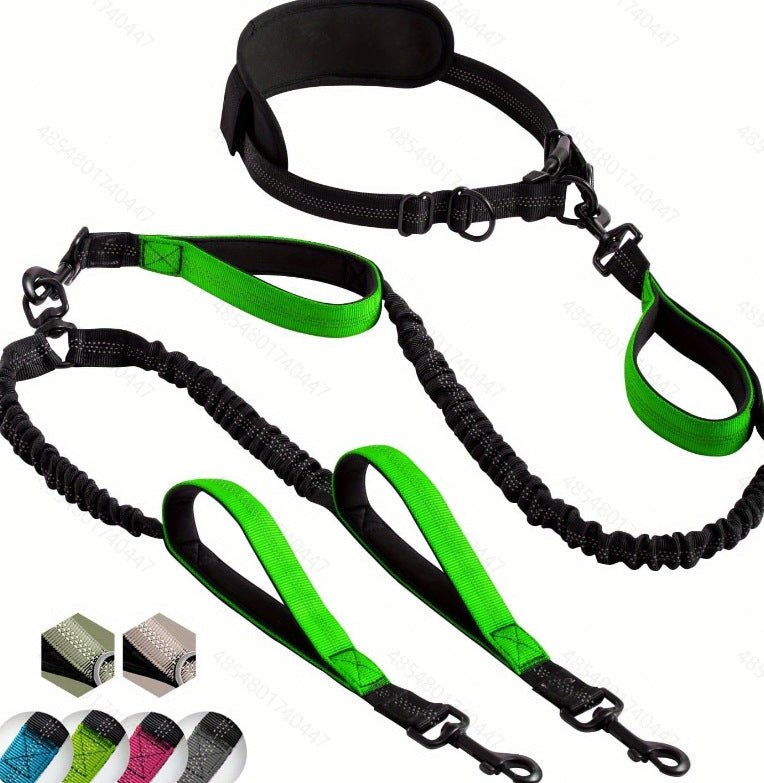 KFX-9584573 Multifunctional Dog Traction Belt with Nylon Rope and Waist Belt for Fitness Running