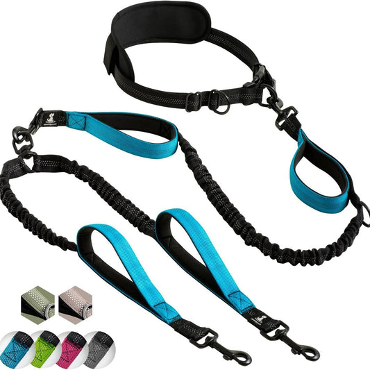 KFX-9584573 Multifunctional Dog Traction Belt with Nylon Rope and Waist Belt for Fitness Running