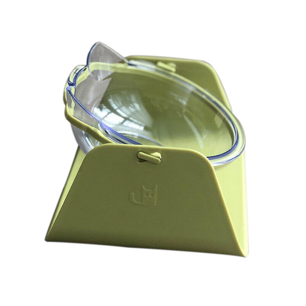 KFX-9590717 Adjustable 15-Degree Pet Cat Bowl for Comfortable Eating and Drinking
