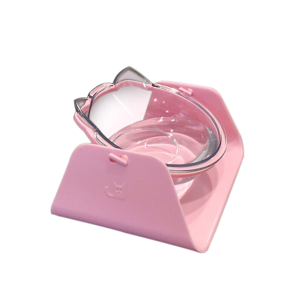 KFX-9590717 Adjustable 15-Degree Pet Cat Bowl for Comfortable Eating and Drinking