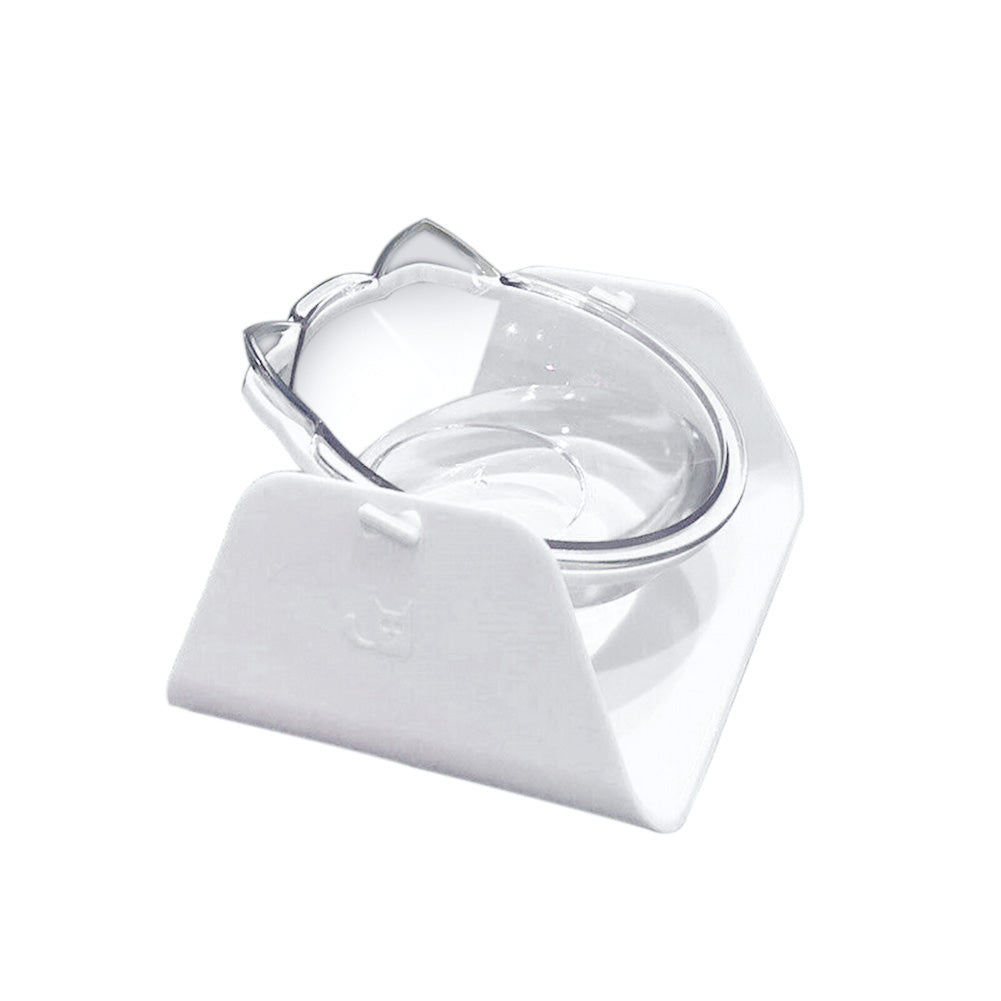 KFX-9590717 Adjustable 15-Degree Pet Cat Bowl for Comfortable Eating and Drinking