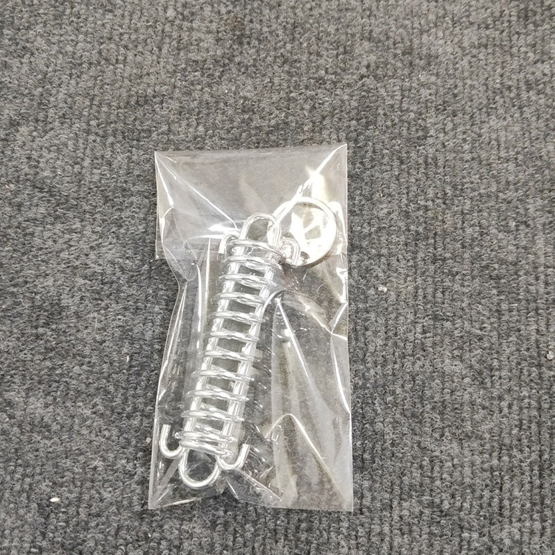KFX-9593149 Stainless Steel Dog Chain with Compression Spring for Secure Leash Control
