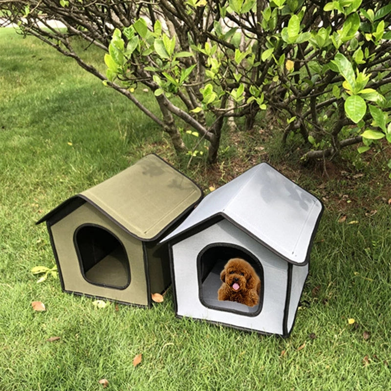 KFX-9595325 Outdoor Waterproof Pet Litter for Dogs and Cats – Available in Grey, Army Green, and Camouflage Options