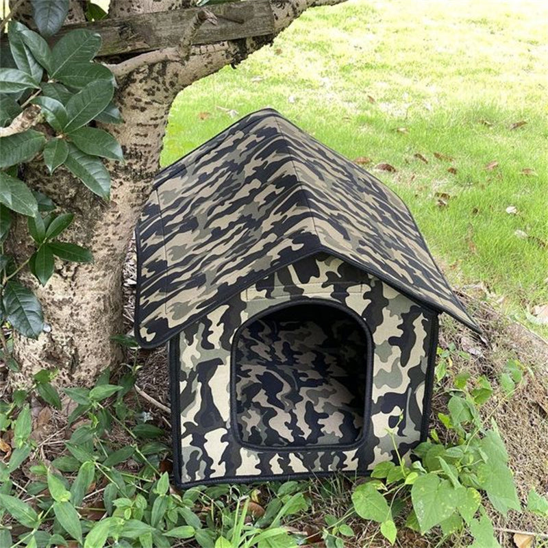 KFX-9595325 Outdoor Waterproof Pet Litter for Dogs and Cats – Available in Grey, Army Green, and Camouflage Options