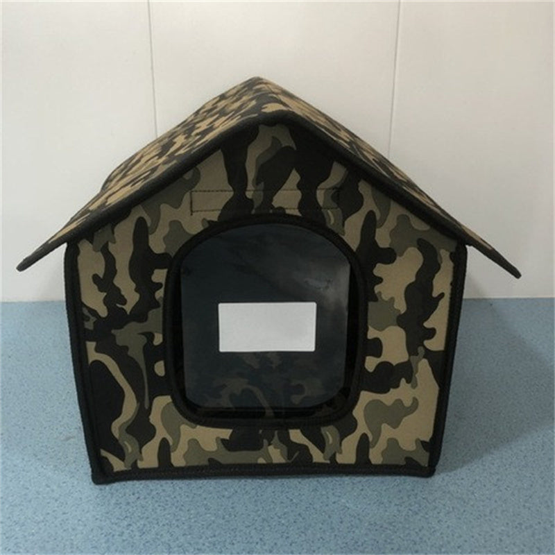 KFX-9595325 Outdoor Waterproof Pet Litter for Dogs and Cats – Available in Grey, Army Green, and Camouflage Options