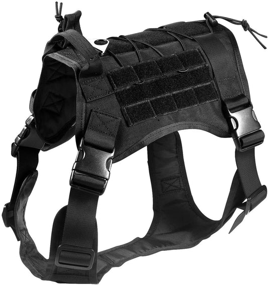 KFX-9595581 Camouflage Tactical Dog Vest for Outdoor Training - Large Size, Nylon Material