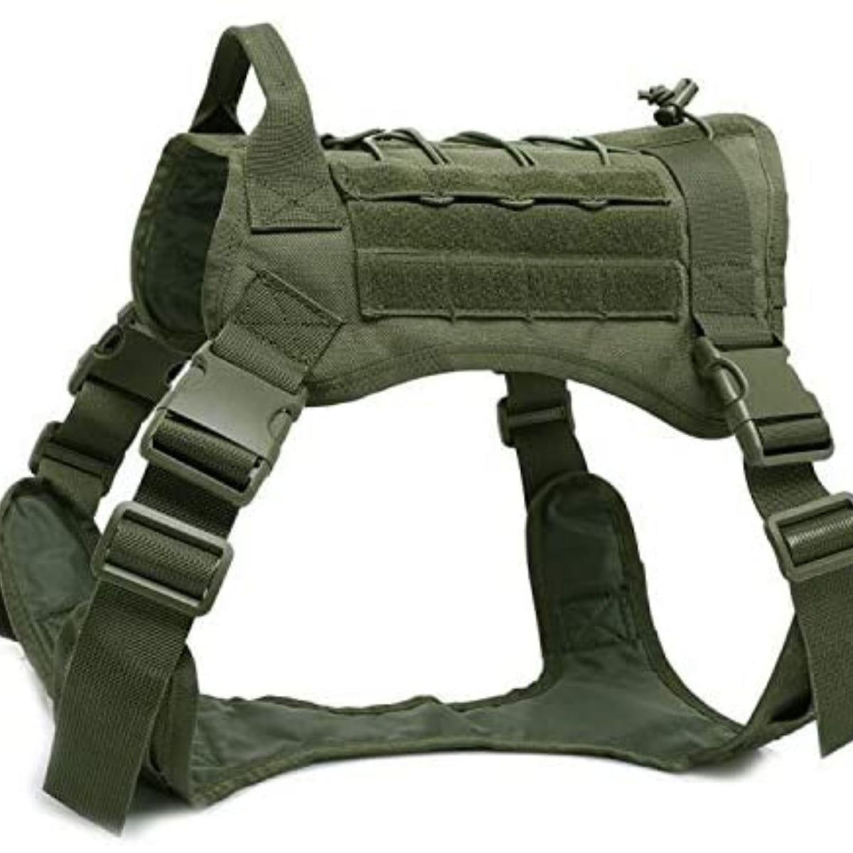 KFX-9595581 Camouflage Tactical Dog Vest for Outdoor Training - Large Size, Nylon Material