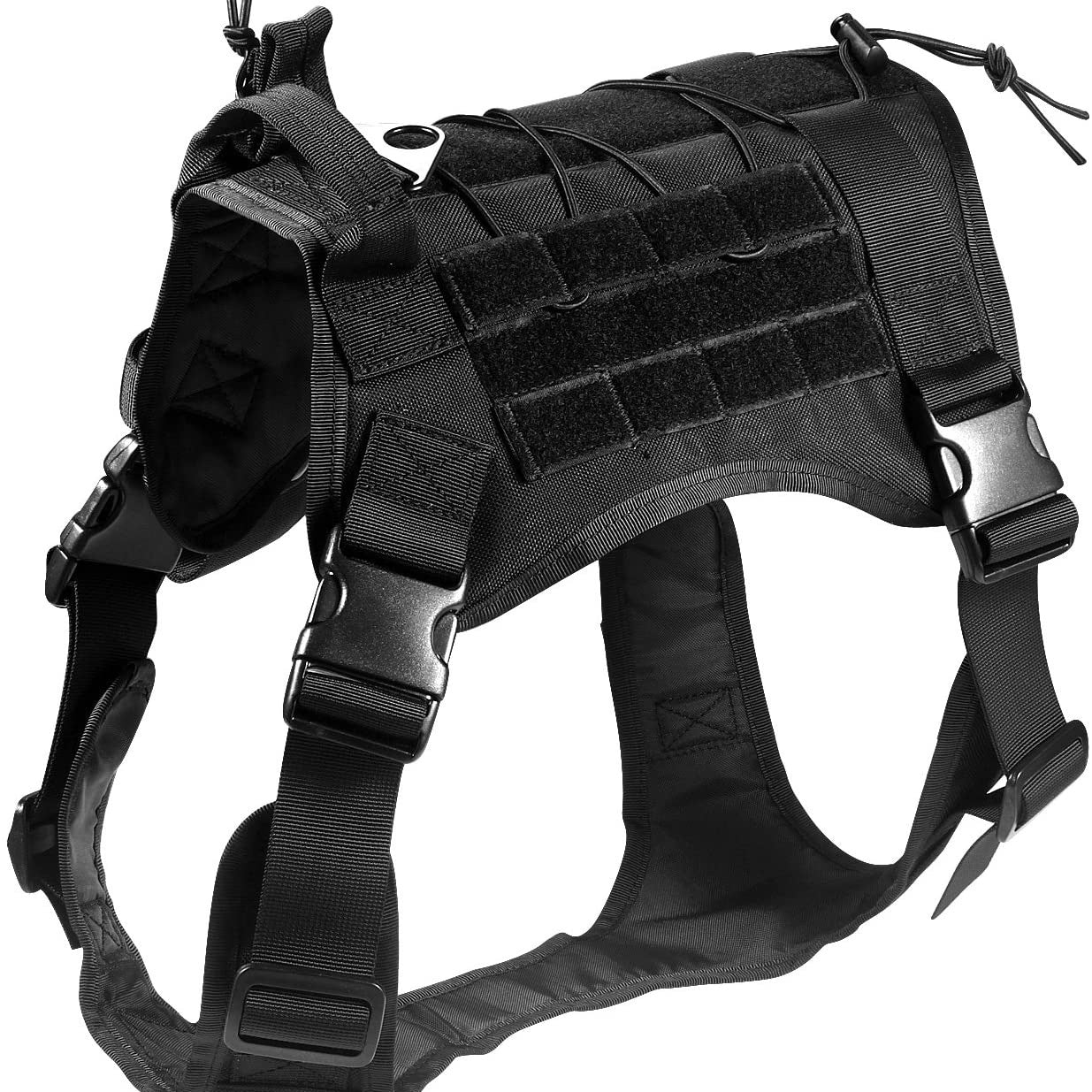 KFX-9595581 Camouflage Tactical Dog Vest for Outdoor Training - Large Size, Nylon Material