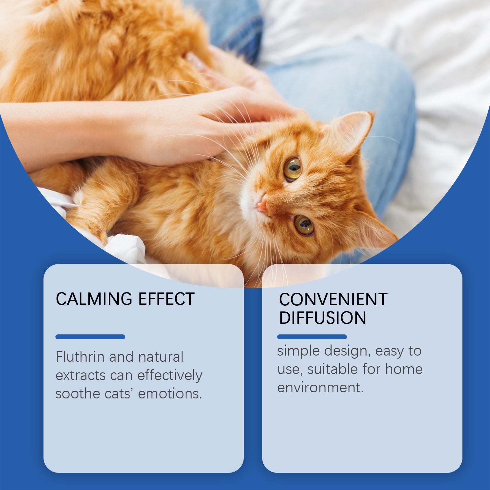 KFX-9599549 Cat Mood Diffuser Suit - 45ml Pet Calmness and Wellness Solution