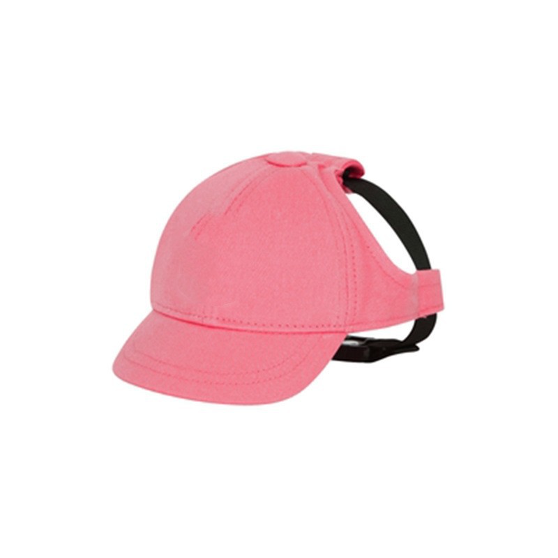 KFX-9601085 Adjustable Sun-Proof Pet Baseball Cap for Exposed Ears - Apricot, Blue, Milk Blue, Purple, Black