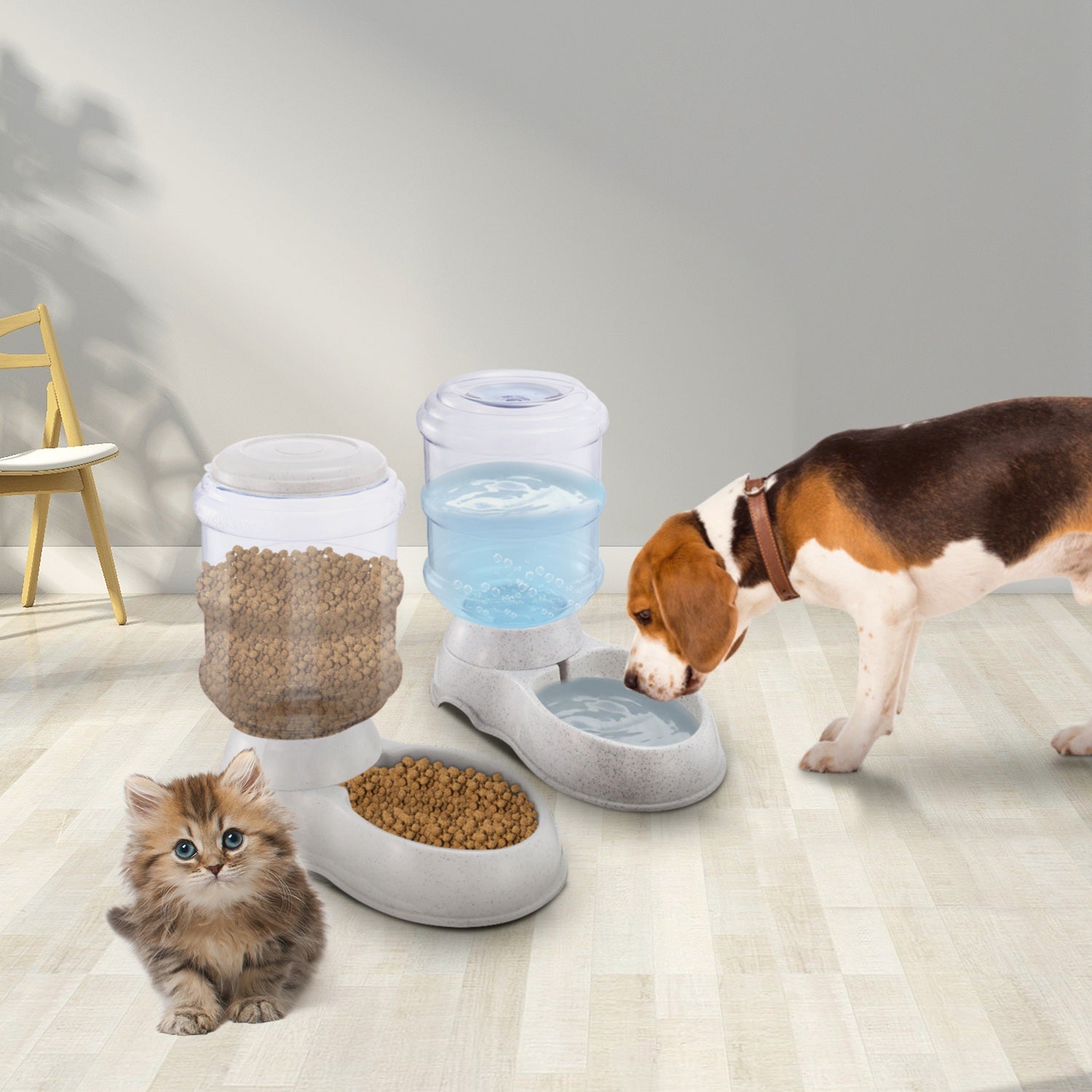 KFX-9602109 Automatic Gravity Pet Water Dispenser with 3.5L Capacity for Cats and Dogs