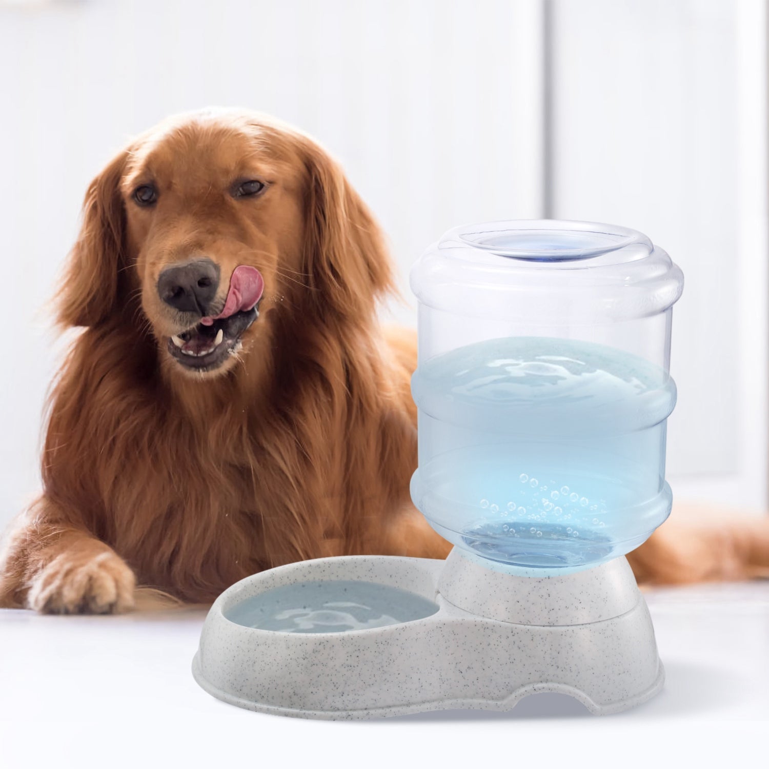 KFX-9602109 Automatic Gravity Pet Water Dispenser with 3.5L Capacity for Cats and Dogs