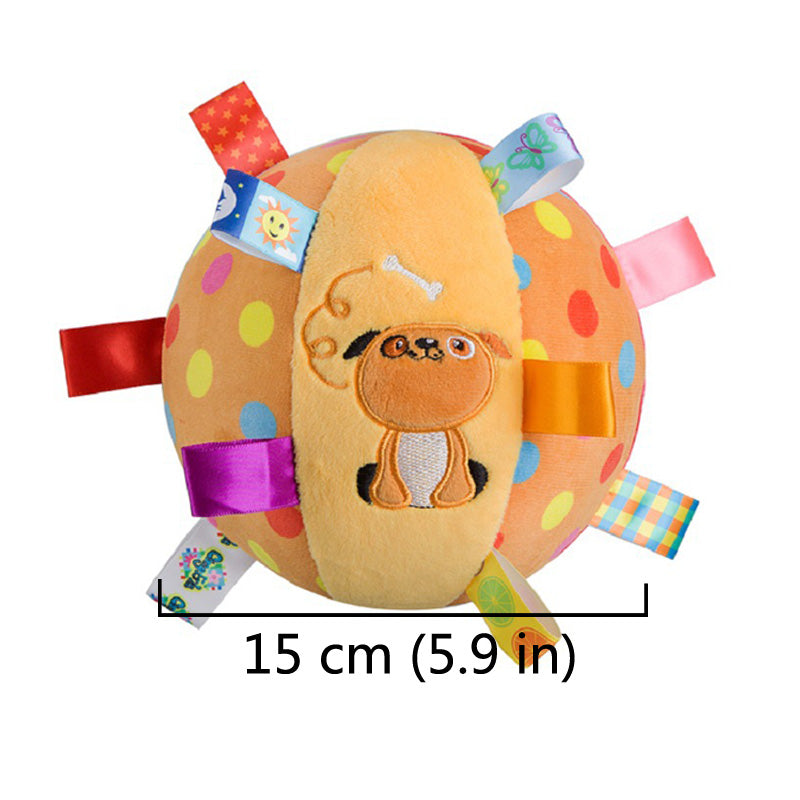 KFX-9603645 Interactive Plush Dog Chewing Toy with Squeaker for Small to Medium Breeds