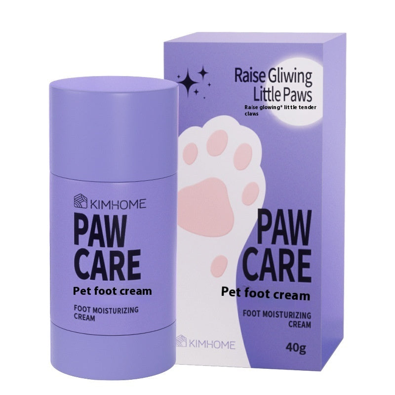KFX-9603901 Pet Foot Care Cream for Dogs and Cats - Moisturizing Claw Balm with Brazil Palm Wax (40g)