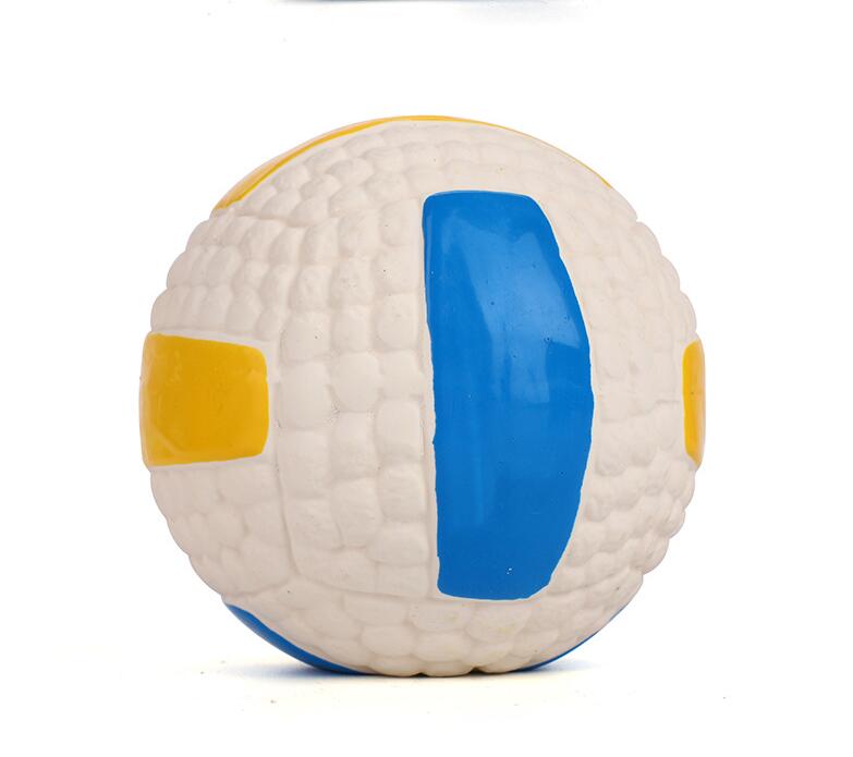 KFX-9604669 Durable Latex Interactive Sound Ball for Dogs - Teeth Molar Toy, Available in Various Sizes