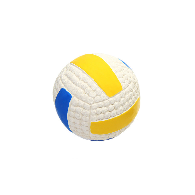 KFX-9604669 Durable Latex Interactive Sound Ball for Dogs - Teeth Molar Toy, Available in Various Sizes