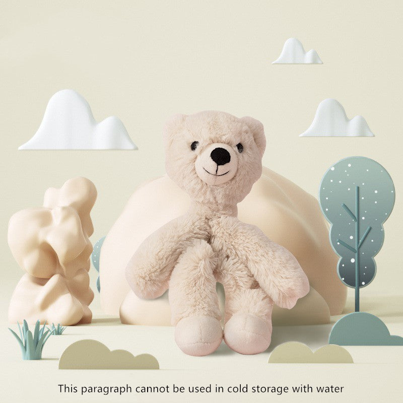 KFX-9606845 Plush Dog Toy - Bite Resistant, Featuring Miss Rabbit and Tricolor Ice Bottle Design