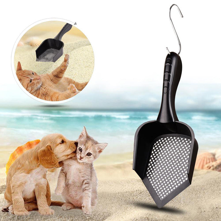 KFX-9607485 Durable Cat Litter Shovel with Fine Holes for Effortless Waste Cleaning