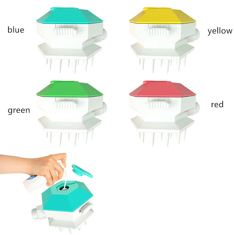 KFX-9607613 Pet Bath Shower Brush Nozzle with One-Key Function for Easy Bathing of Dogs and Cats