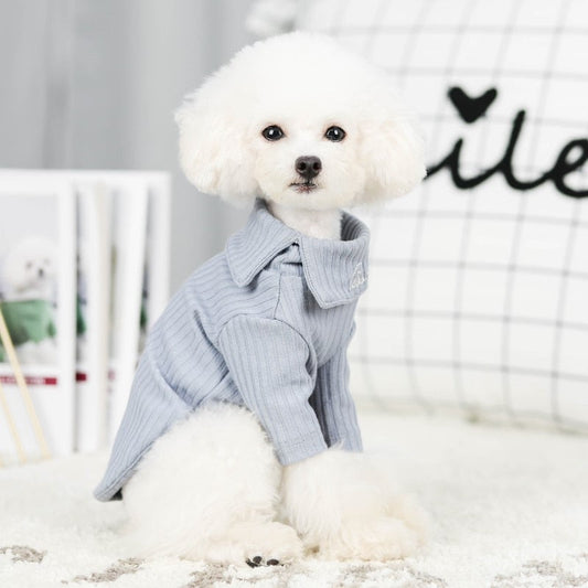 KFX-9608381 Cotton Bottoming Shirt for Small Dogs and Cats - Autumn and Winter Warmth, Available in Multiple Colors and Sizes