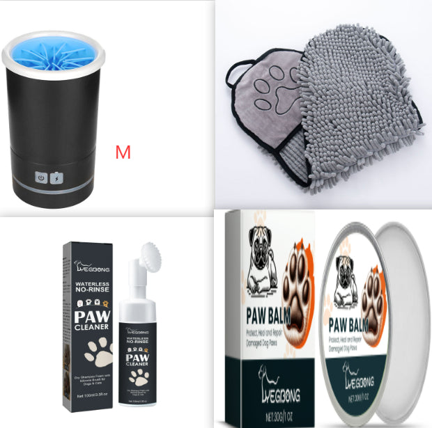 KFX-9609661 Automatic Pet Foot Cleaning Cup with Versatile Sizing Options for Easy Pet Hygiene