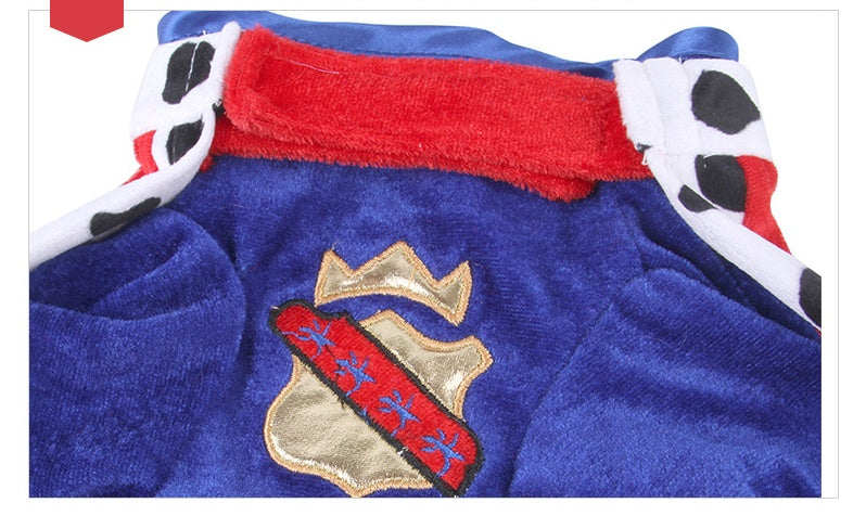 KFX-9615933 Pet King Dog Cape and Hat Accessory Set for Special Occasions